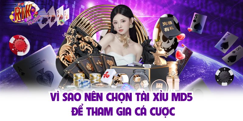 Vì sao nên chọn tài xỉu md5 để tham gia cá cược